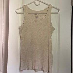 Cream tank top